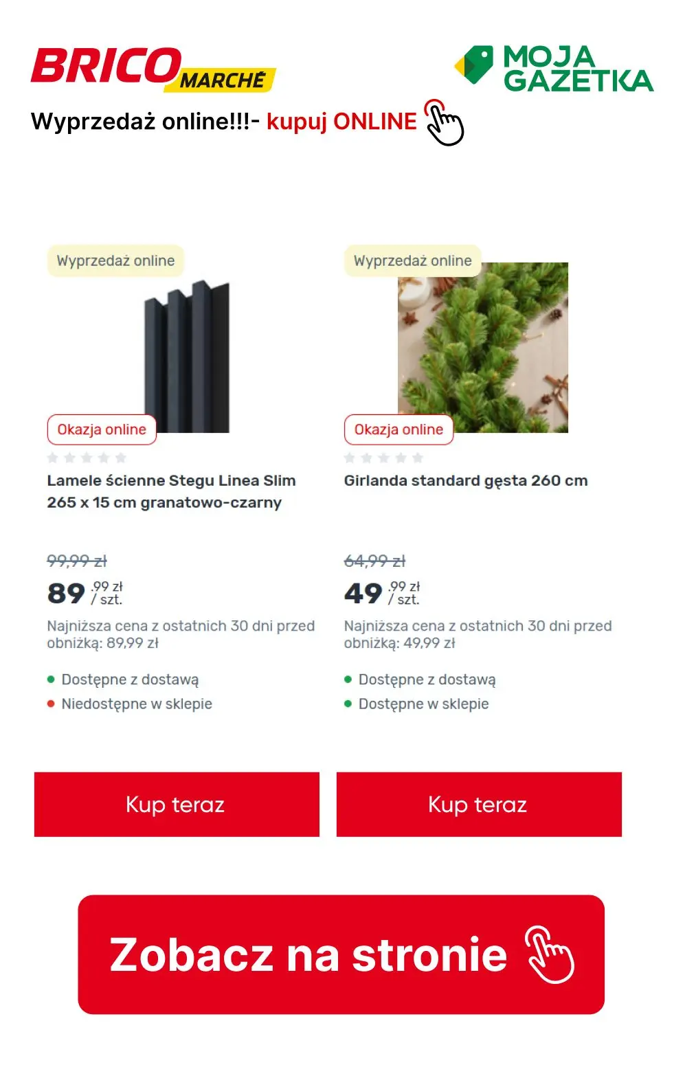 gazetka promocyjna BRICOMARCHE Wyprzedaż Online! - Strona 9