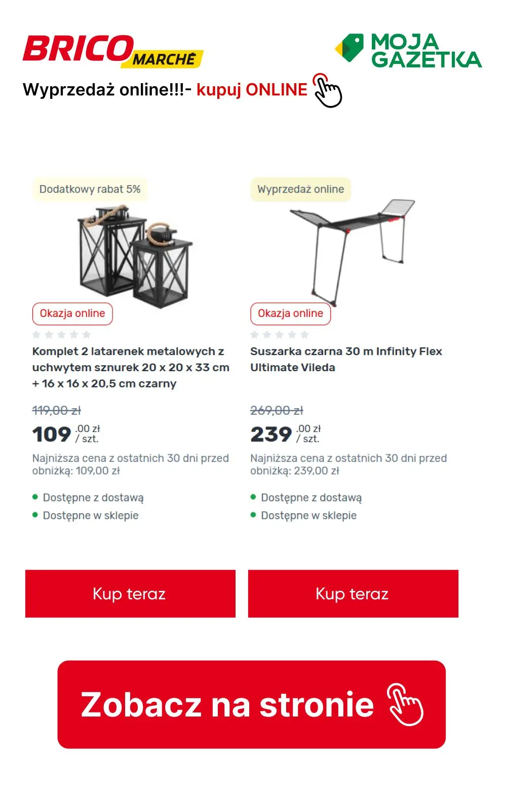 gazetka promocyjna BRICOMARCHE Wyprzedaż Online! - Strona 10