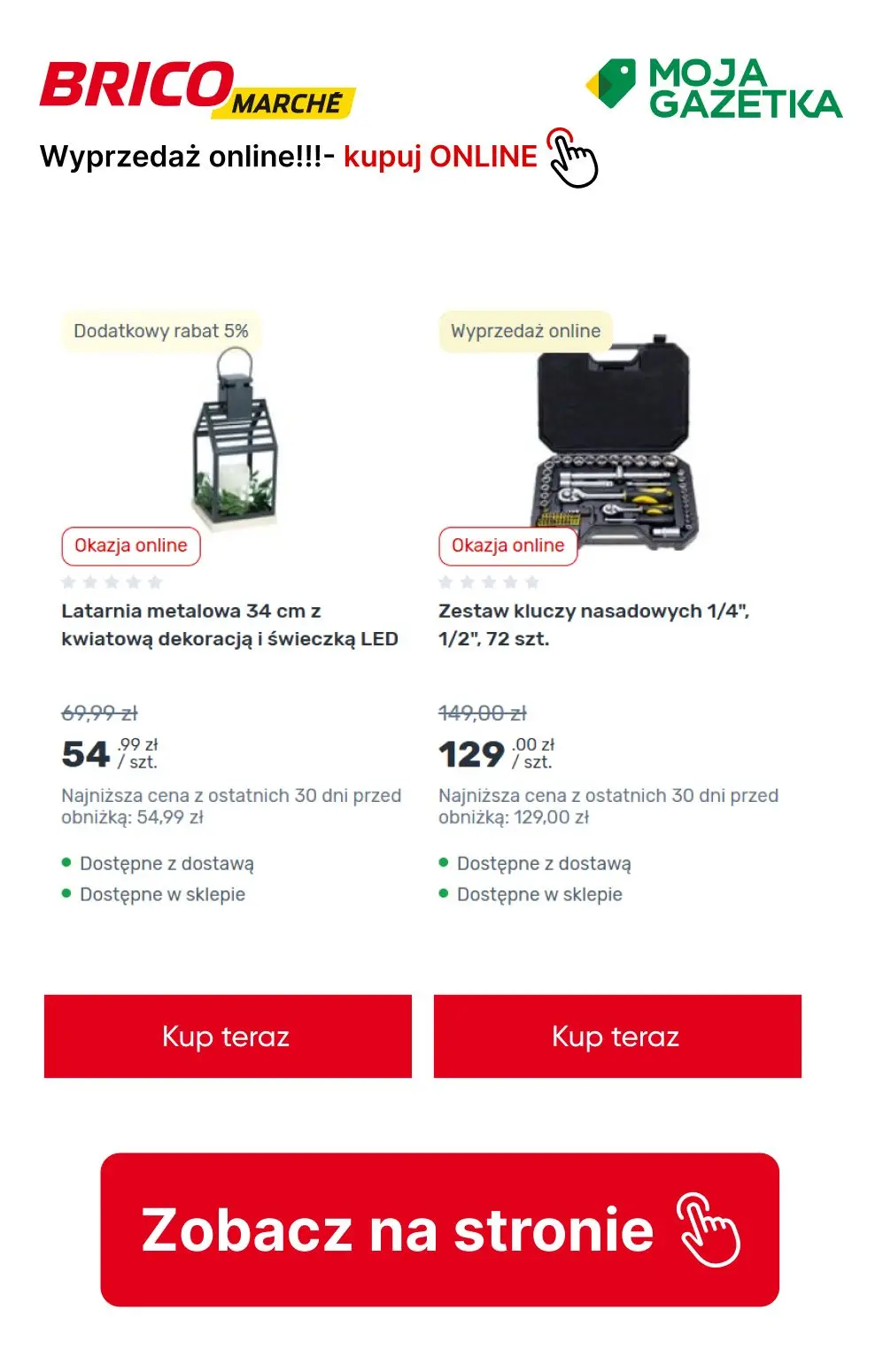 gazetka promocyjna BRICOMARCHE Wyprzedaż Online! - Strona 11