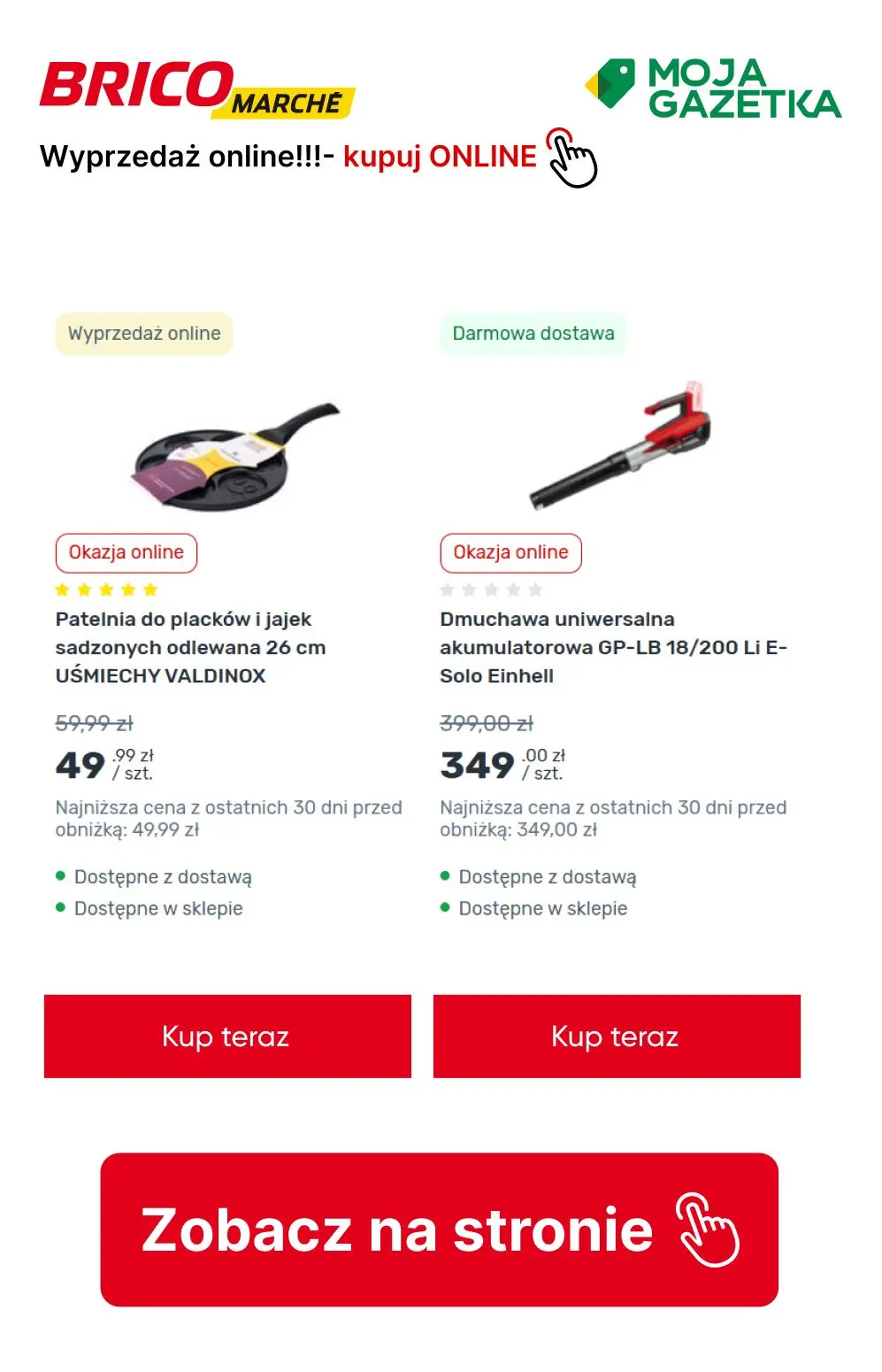 gazetka promocyjna BRICOMARCHE Wyprzedaż Online! - Strona 13