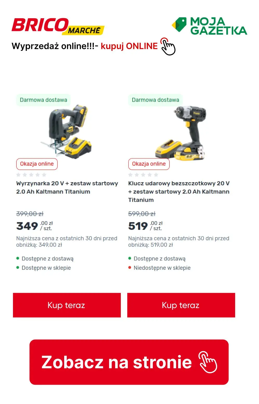 gazetka promocyjna BRICOMARCHE Wyprzedaż Online! - Strona 14