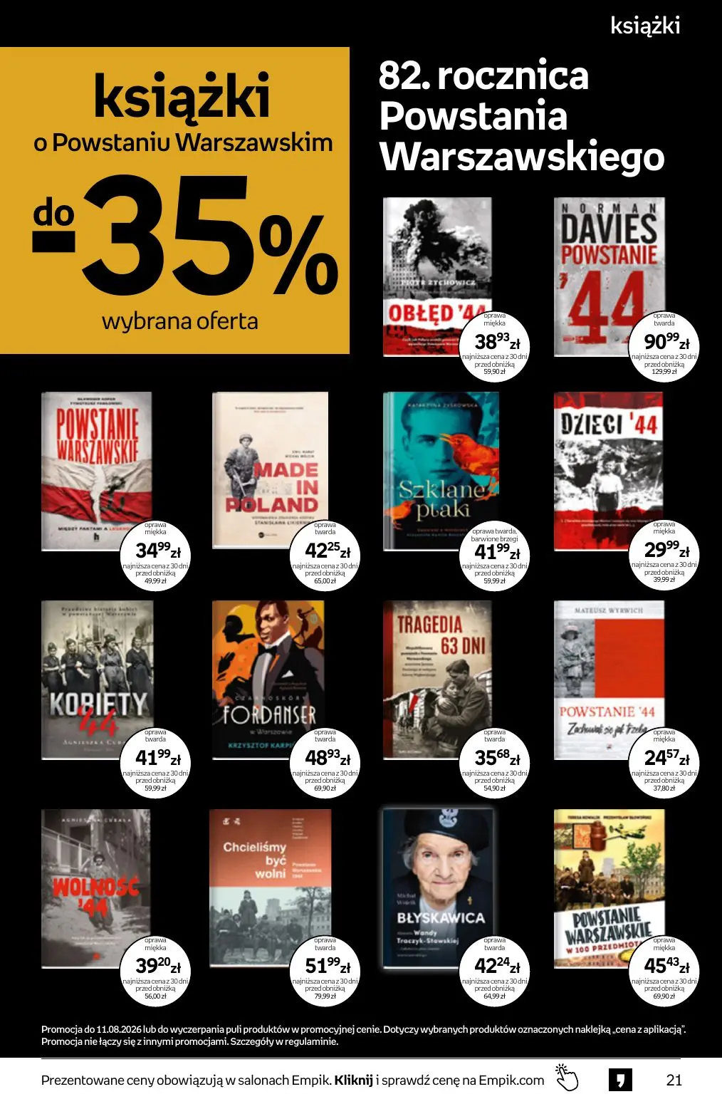 gazetka promocyjna Empik Tom kultury - Strona 21