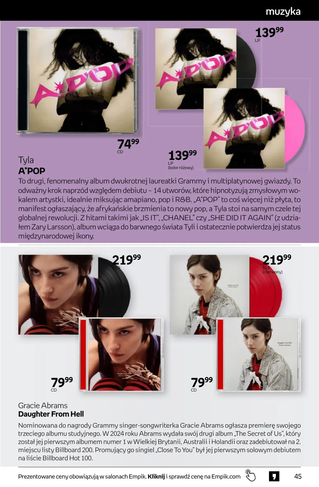 gazetka promocyjna Empik Tom kultury - Strona 45