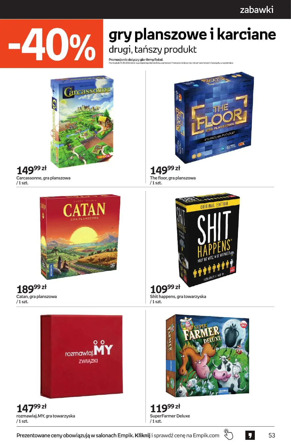 gazetka promocyjna Empik Tom kultury - Strona 53
