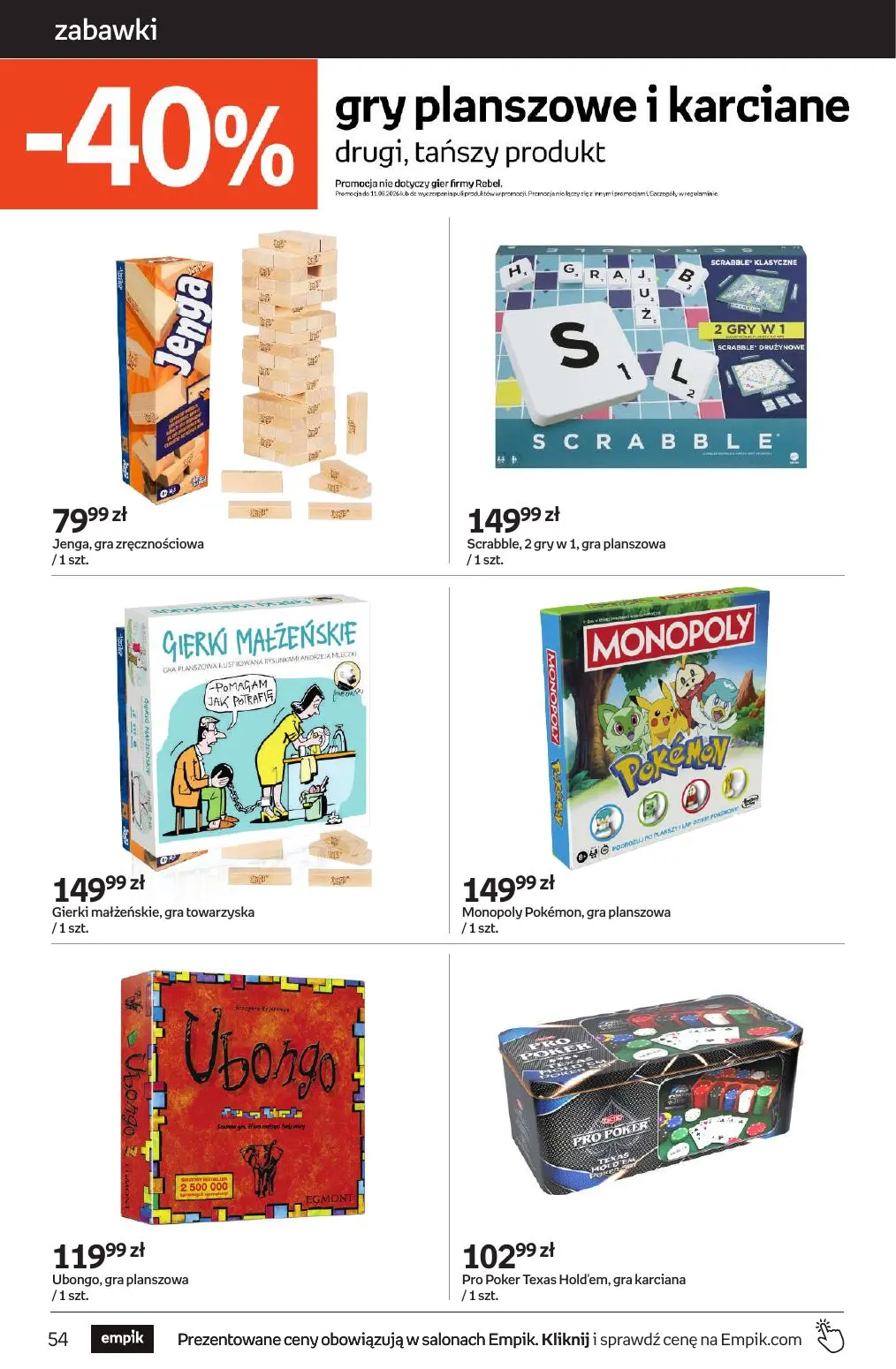 gazetka promocyjna Empik Tom kultury - Strona 54