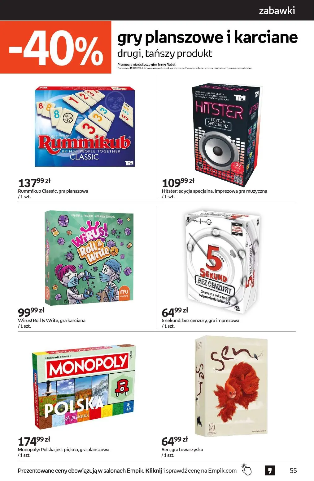 gazetka promocyjna Empik Tom kultury - Strona 55