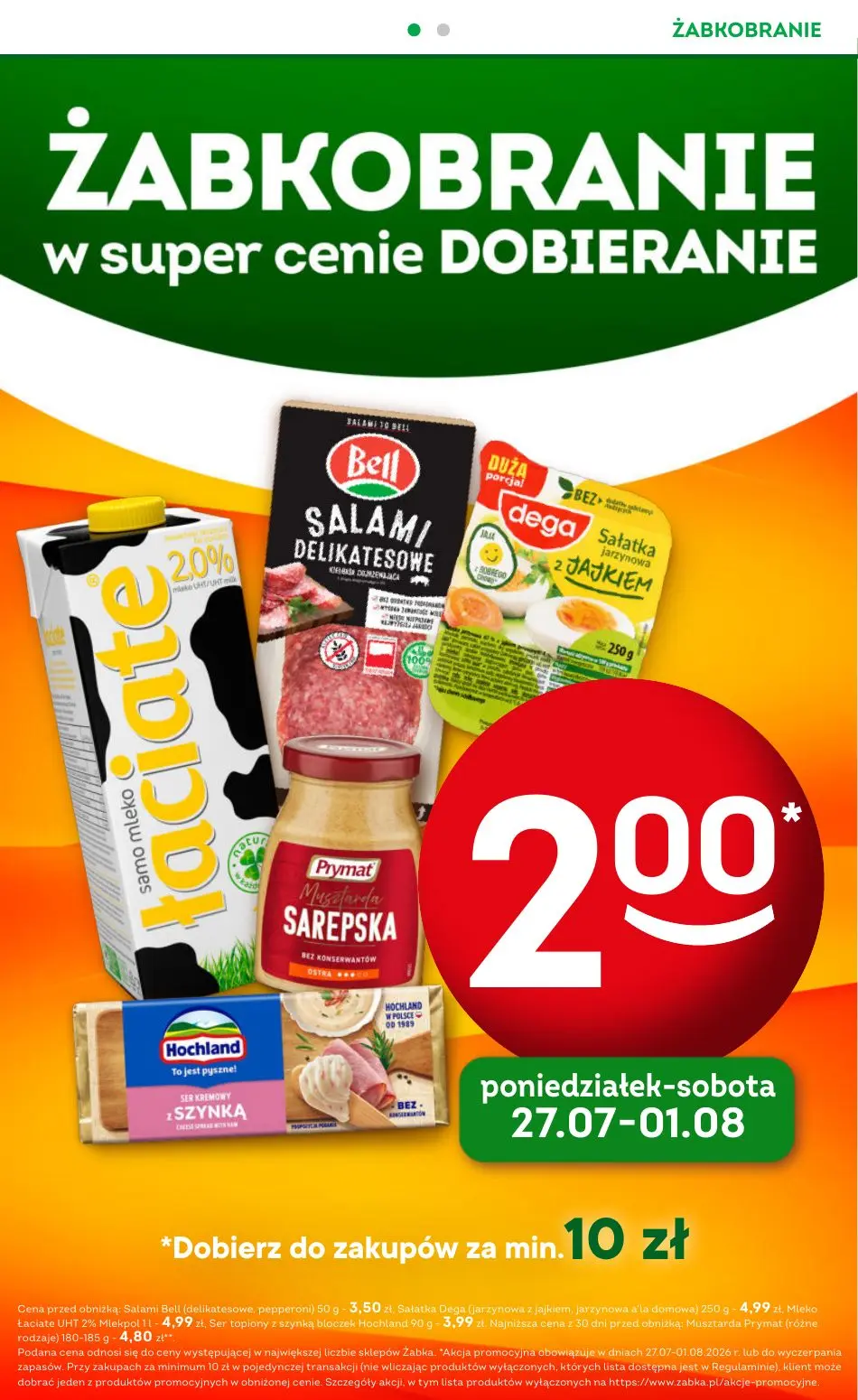 gazetka promocyjna Żabka Codzienne produkty - Strona 2