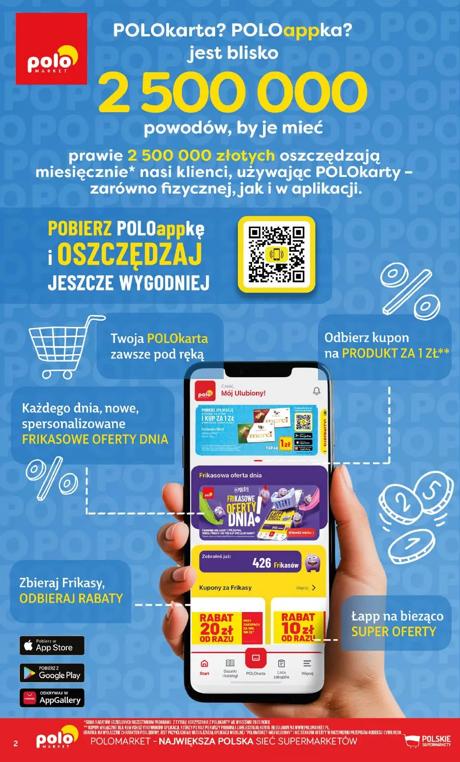 gazetka promocyjna POLOmarket Taniej z apką i POLO kartą 💸 - Strona 2