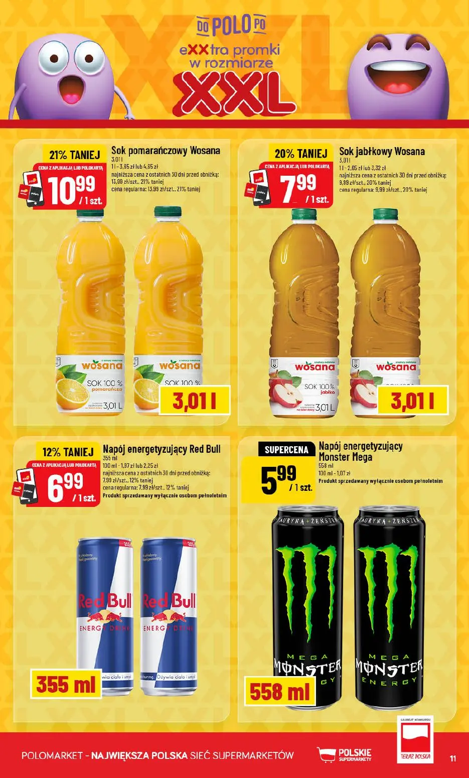 gazetka promocyjna POLOmarket Do POLO po promki w rozmiarze XXL i dziczyznę - Strona 11