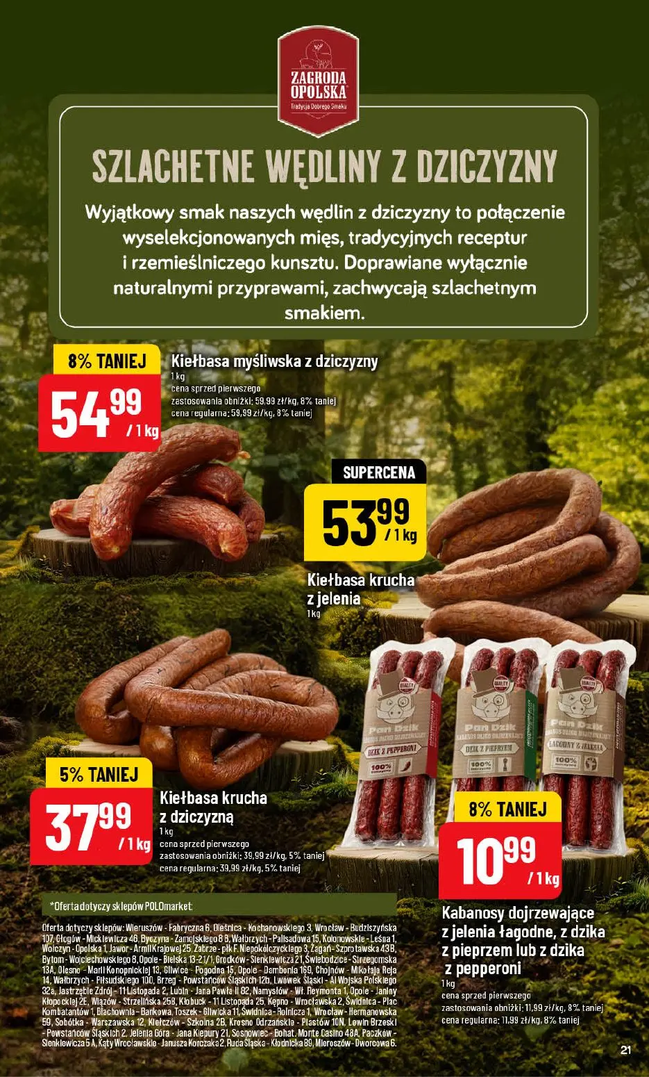 gazetka promocyjna POLOmarket Do POLO po promki w rozmiarze XXL i dziczyznę - Strona 21
