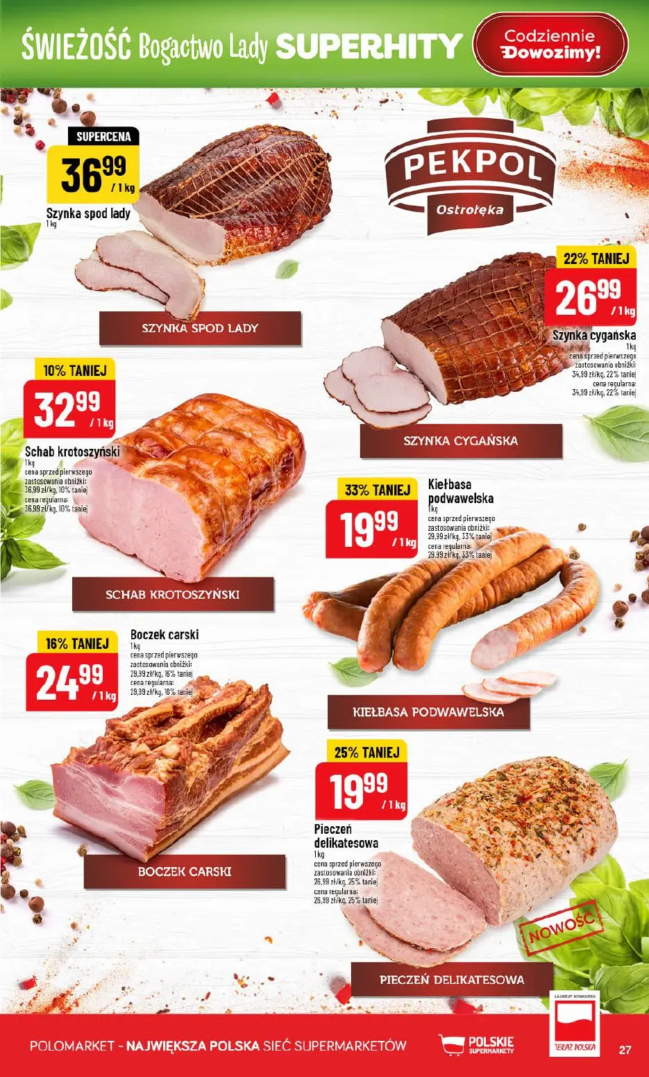 gazetka promocyjna POLOmarket Do POLO po promki w rozmiarze XXL i dziczyznę - Strona 27