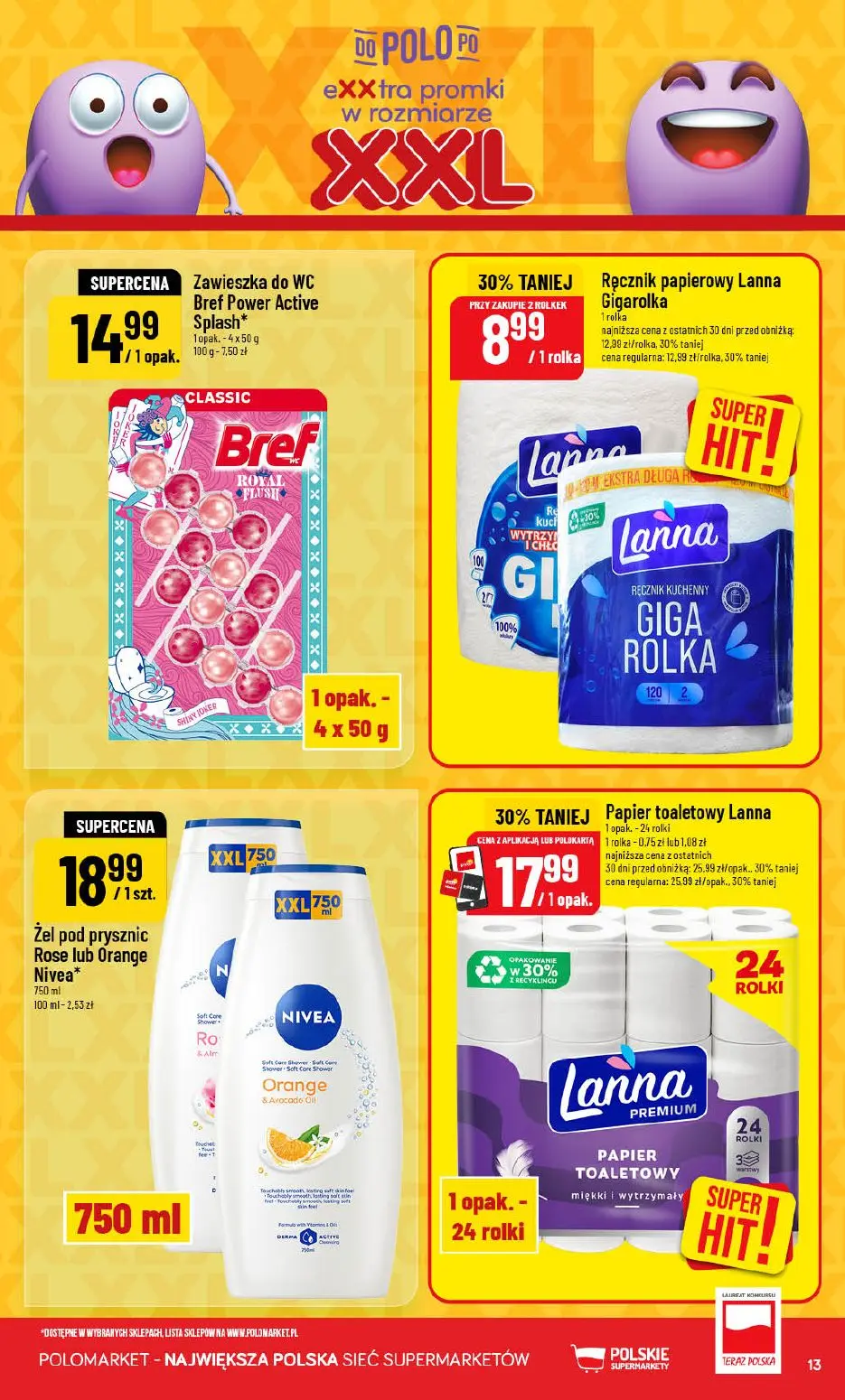 gazetka promocyjna POLOmarket Do POLO po promki w rozmiarze XXL - Strona 13