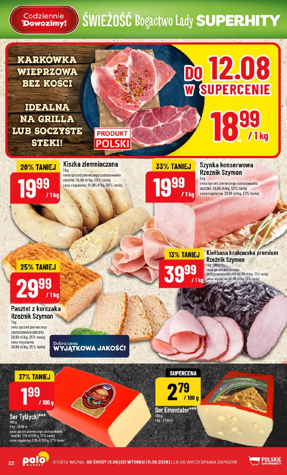 gazetka promocyjna POLOmarket Do POLO po promki w rozmiarze XXL - Strona 22