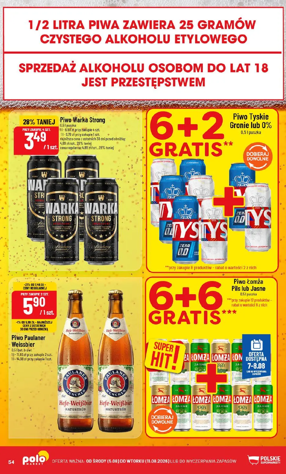 gazetka promocyjna POLOmarket Do POLO po promki w rozmiarze XXL - Strona 54
