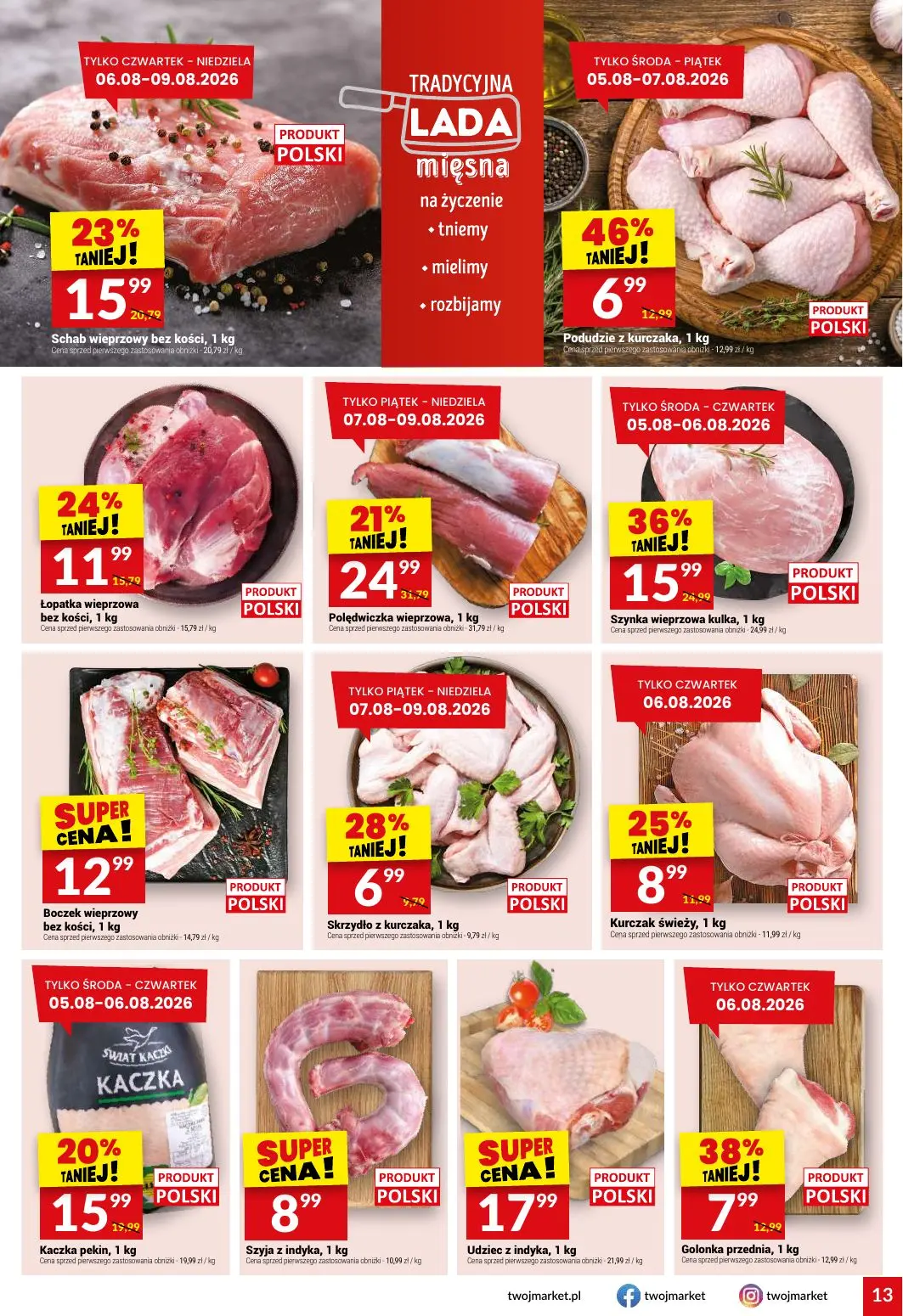 gazetka promocyjna Twój Market  - Strona 13