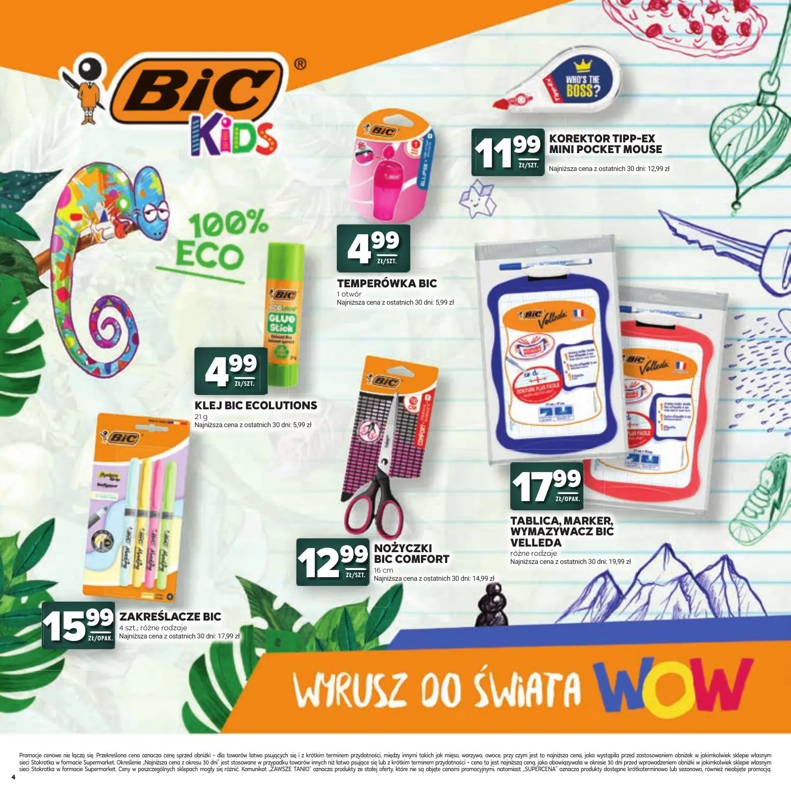 gazetka promocyjna Stokrotka Supermarket Witaj szkoło - Strona 4