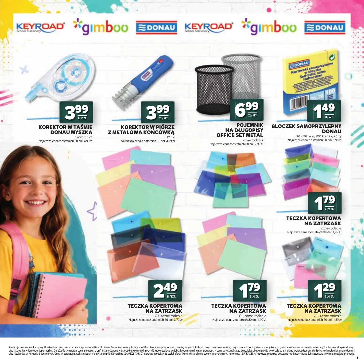 gazetka promocyjna Stokrotka Supermarket Witaj szkoło - Strona 5