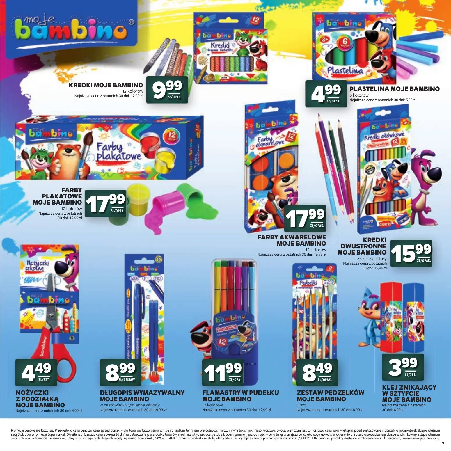 gazetka promocyjna Stokrotka Supermarket Witaj szkoło - Strona 9
