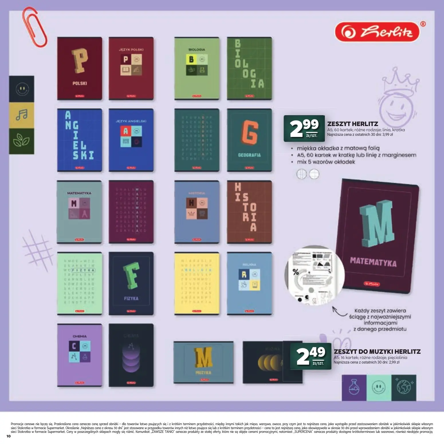 gazetka promocyjna Stokrotka Supermarket Witaj szkoło - Strona 10