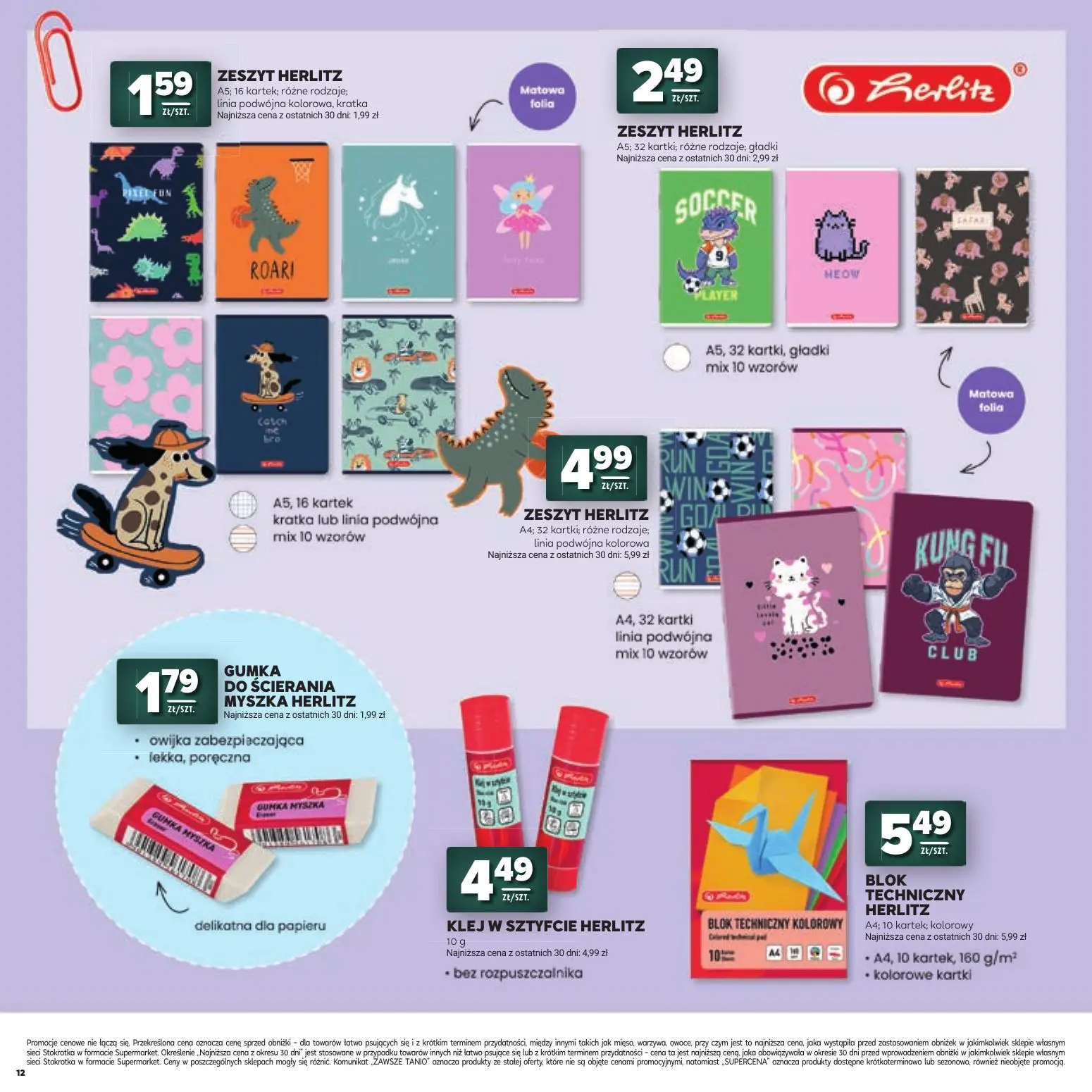 gazetka promocyjna Stokrotka Supermarket Witaj szkoło - Strona 12