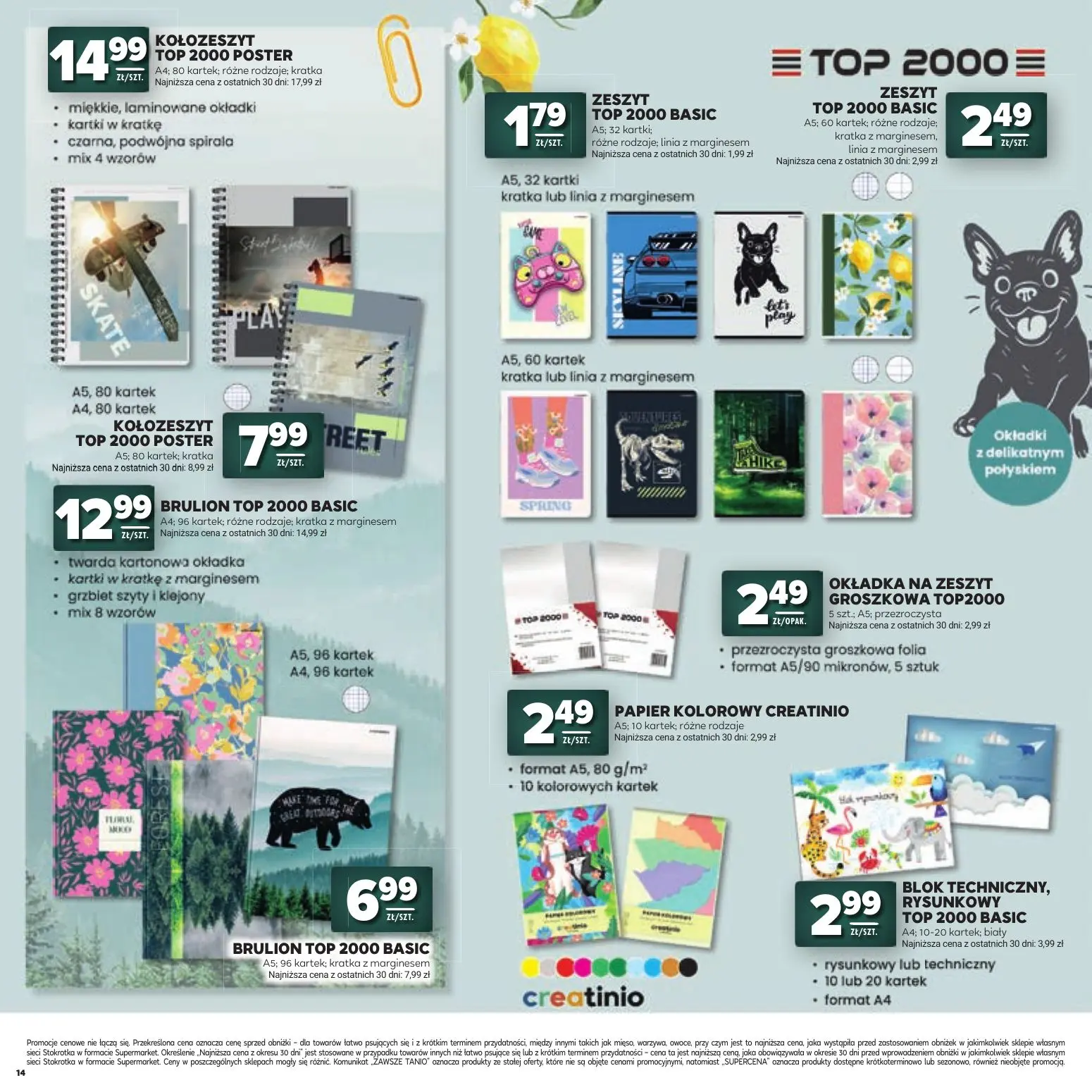gazetka promocyjna Stokrotka Supermarket Witaj szkoło - Strona 14