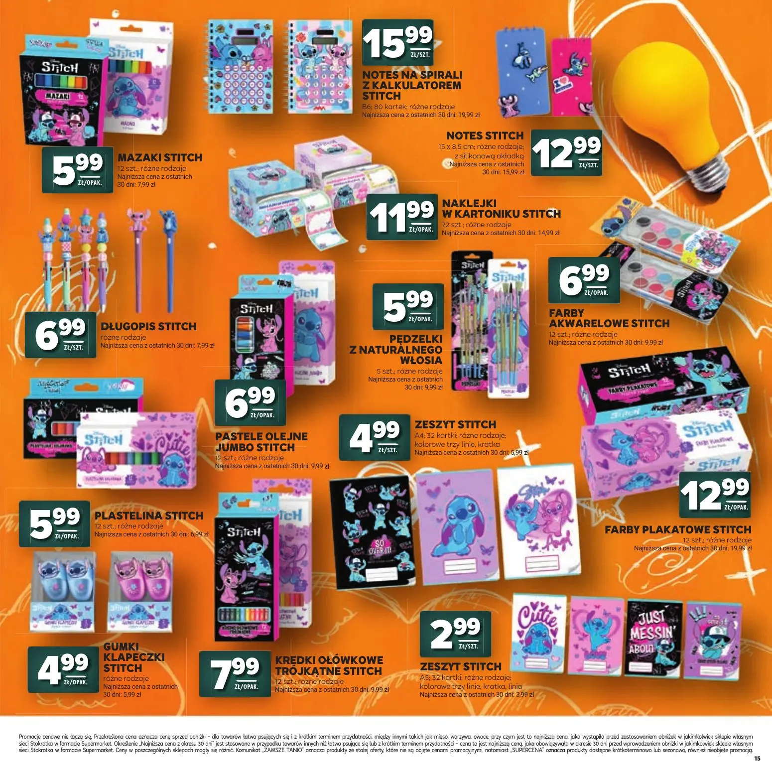 gazetka promocyjna Stokrotka Supermarket Witaj szkoło - Strona 15