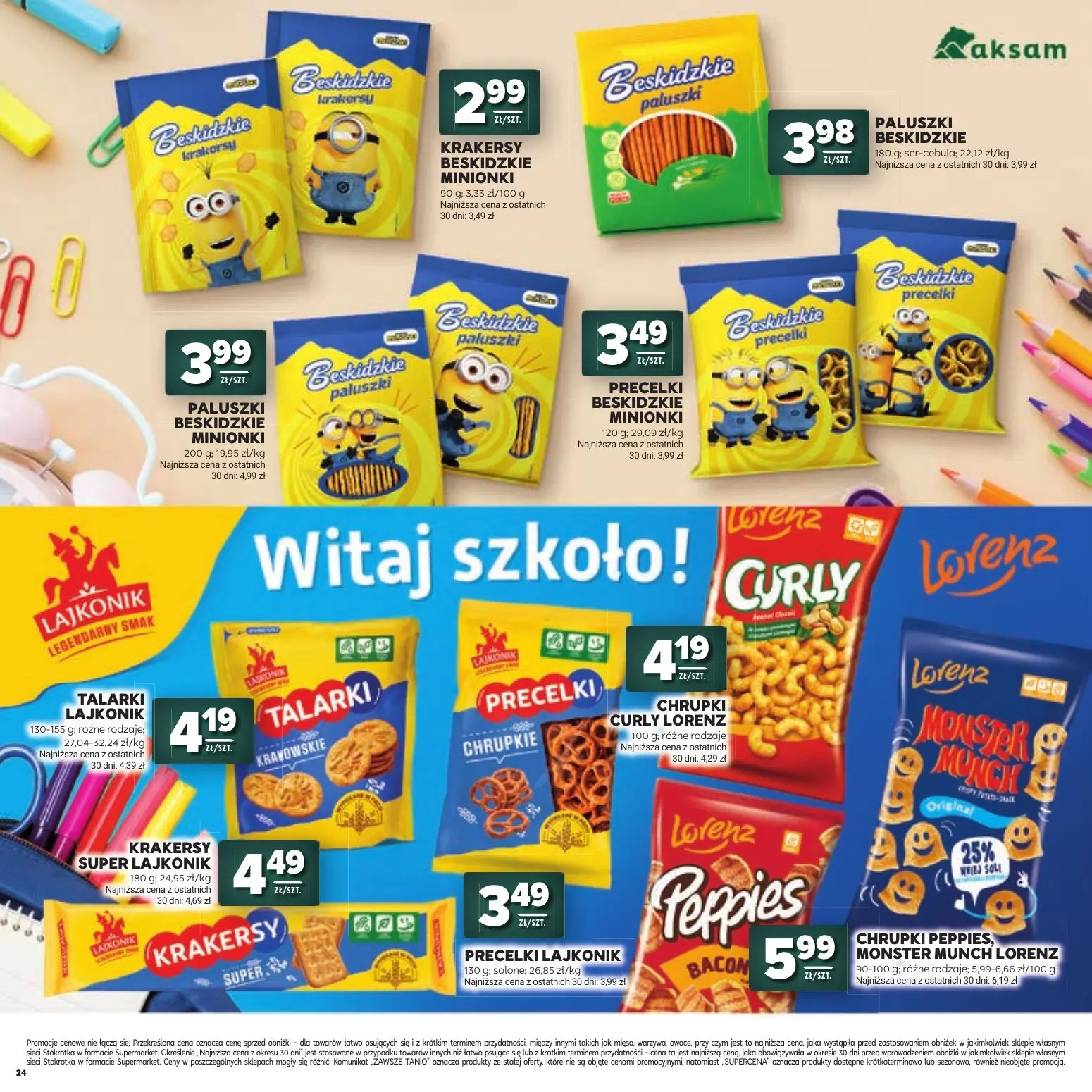 gazetka promocyjna Stokrotka Supermarket Witaj szkoło - Strona 24