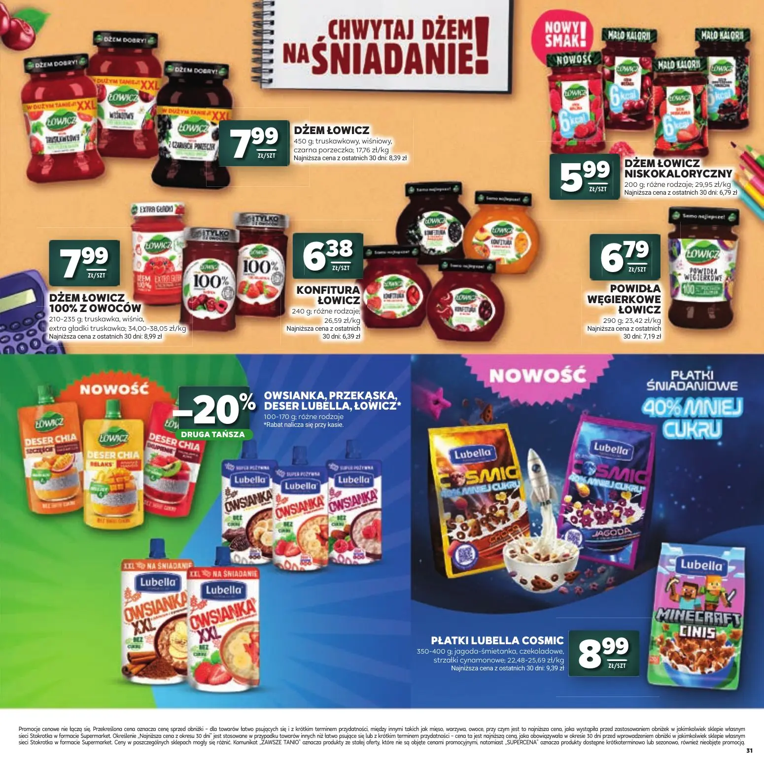 gazetka promocyjna Stokrotka Supermarket Witaj szkoło - Strona 31