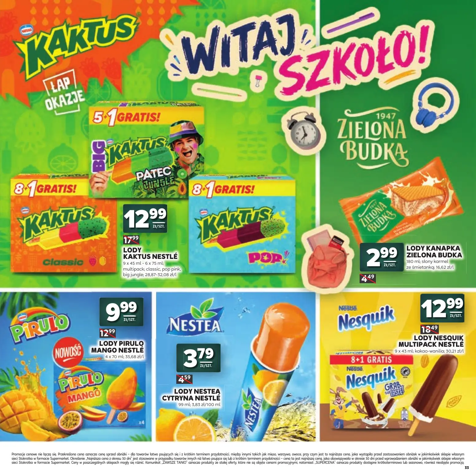 gazetka promocyjna Stokrotka Supermarket Witaj szkoło - Strona 33