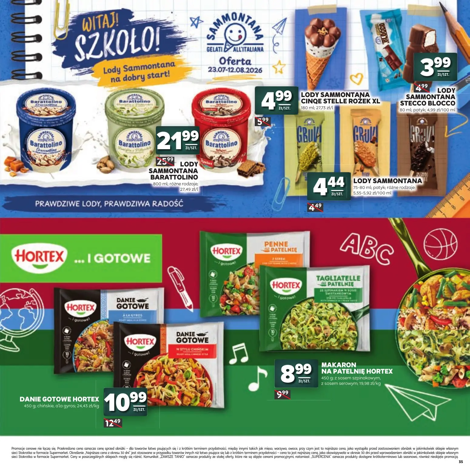 gazetka promocyjna Stokrotka Supermarket Witaj szkoło - Strona 35