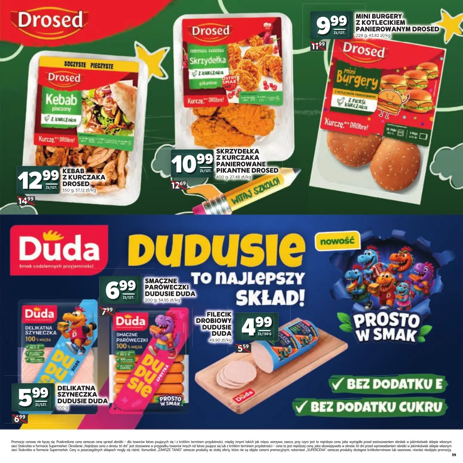 gazetka promocyjna Stokrotka Supermarket Witaj szkoło - Strona 39