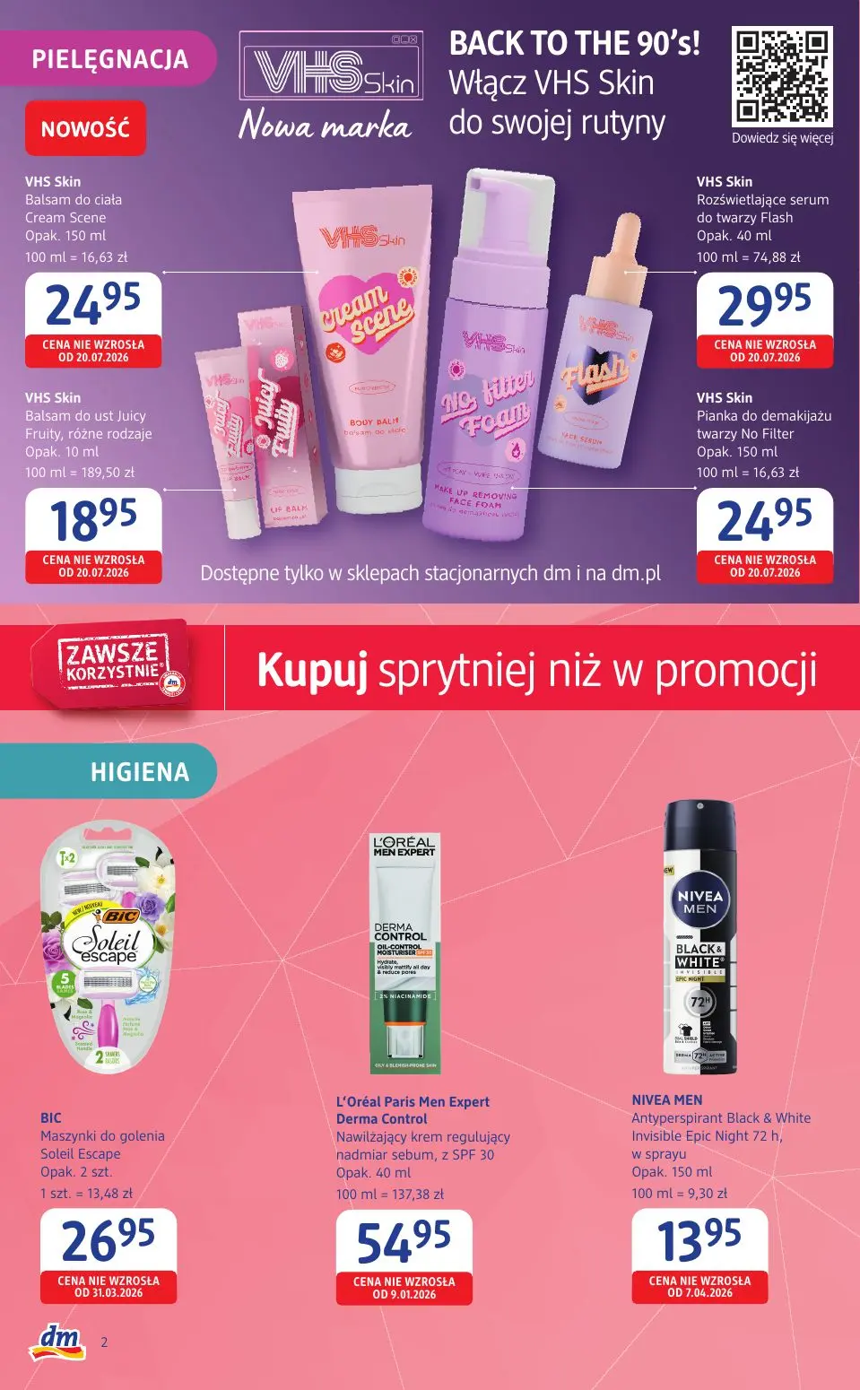 gazetka promocyjna Drogeria dm Kupuj sprytniej niż w promocji - Strona 2