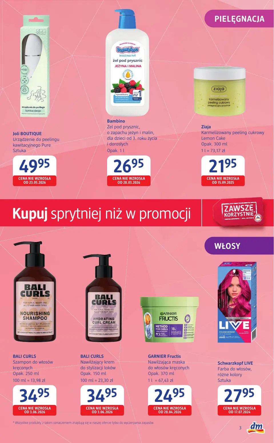 gazetka promocyjna Drogeria dm Kupuj sprytniej niż w promocji - Strona 3
