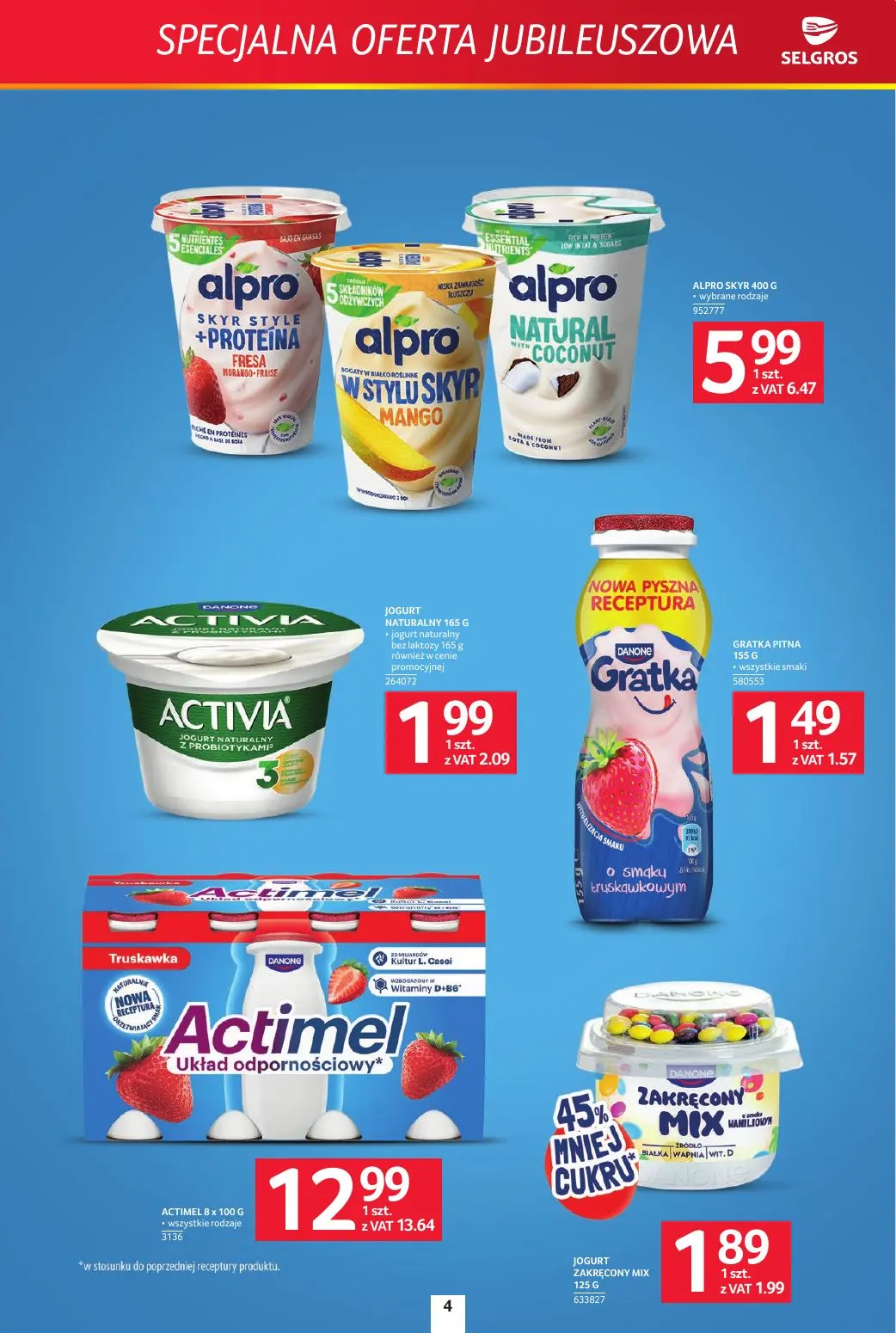 gazetka promocyjna SELGROS Specjalna Oferta Jubileuszowa - Strona 4