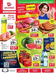 Gazetka promocyjna SELGROS, ważna od 2026-07-30 do 2026-08-12.