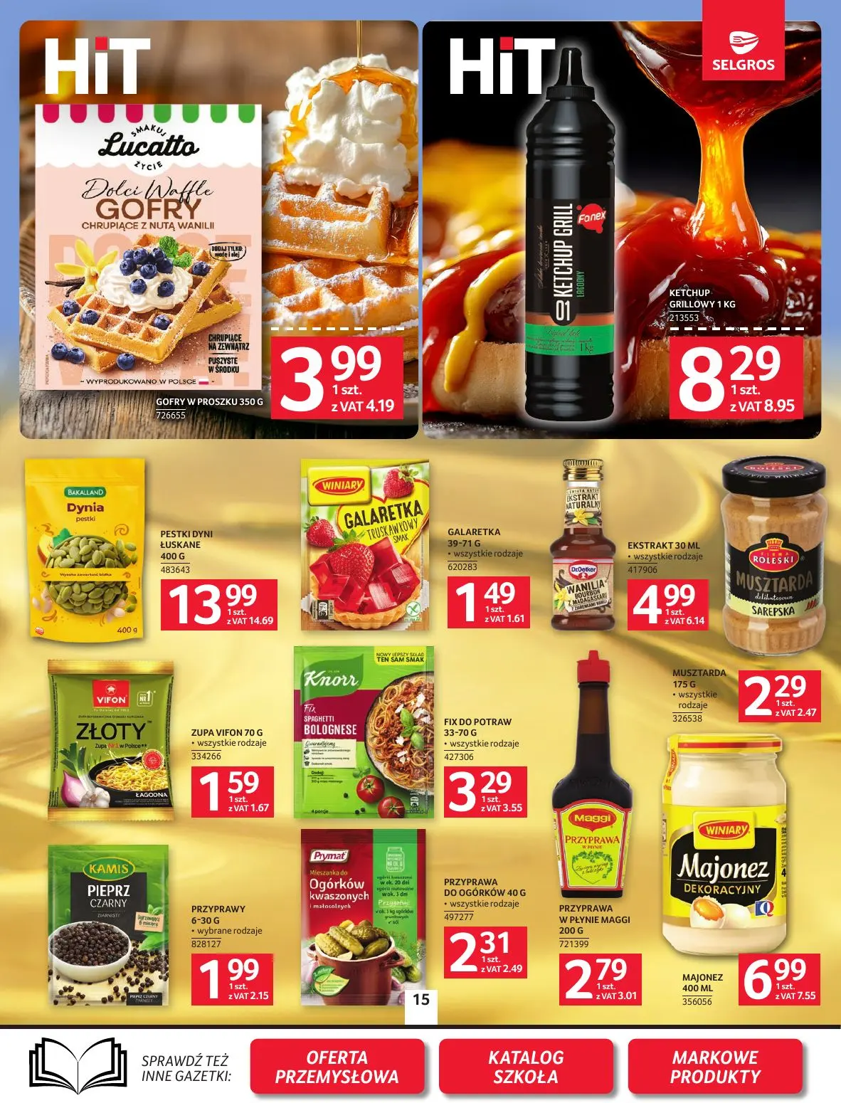 gazetka promocyjna SELGROS Oferta spożywcza - Strona 15