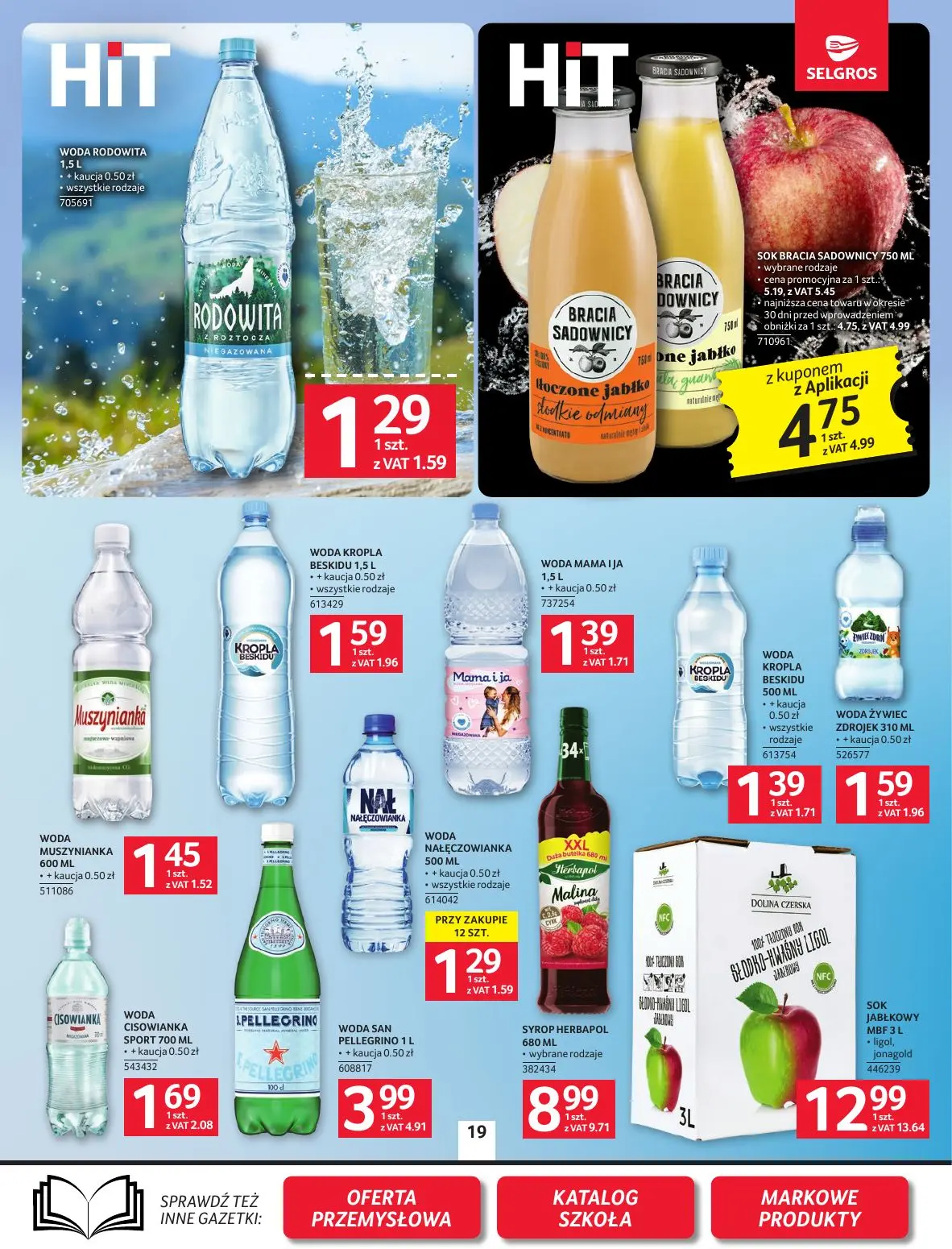 gazetka promocyjna SELGROS Oferta spożywcza - Strona 19