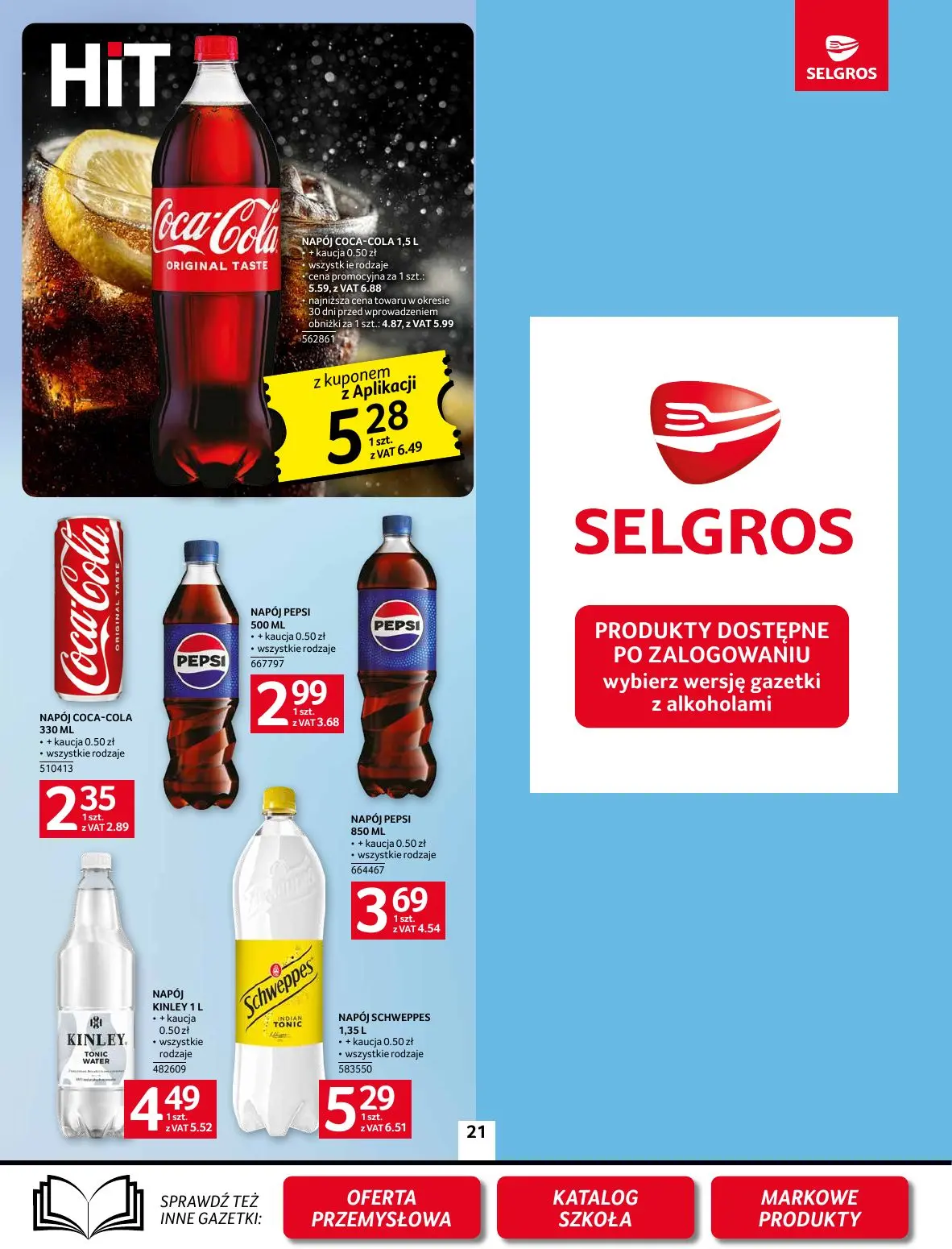 gazetka promocyjna SELGROS Oferta spożywcza - Strona 21