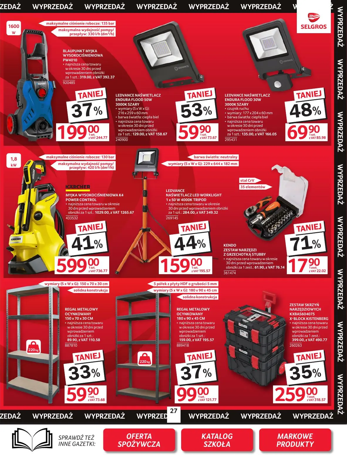 gazetka promocyjna SELGROS Oferta przemysłowa - Strona 29