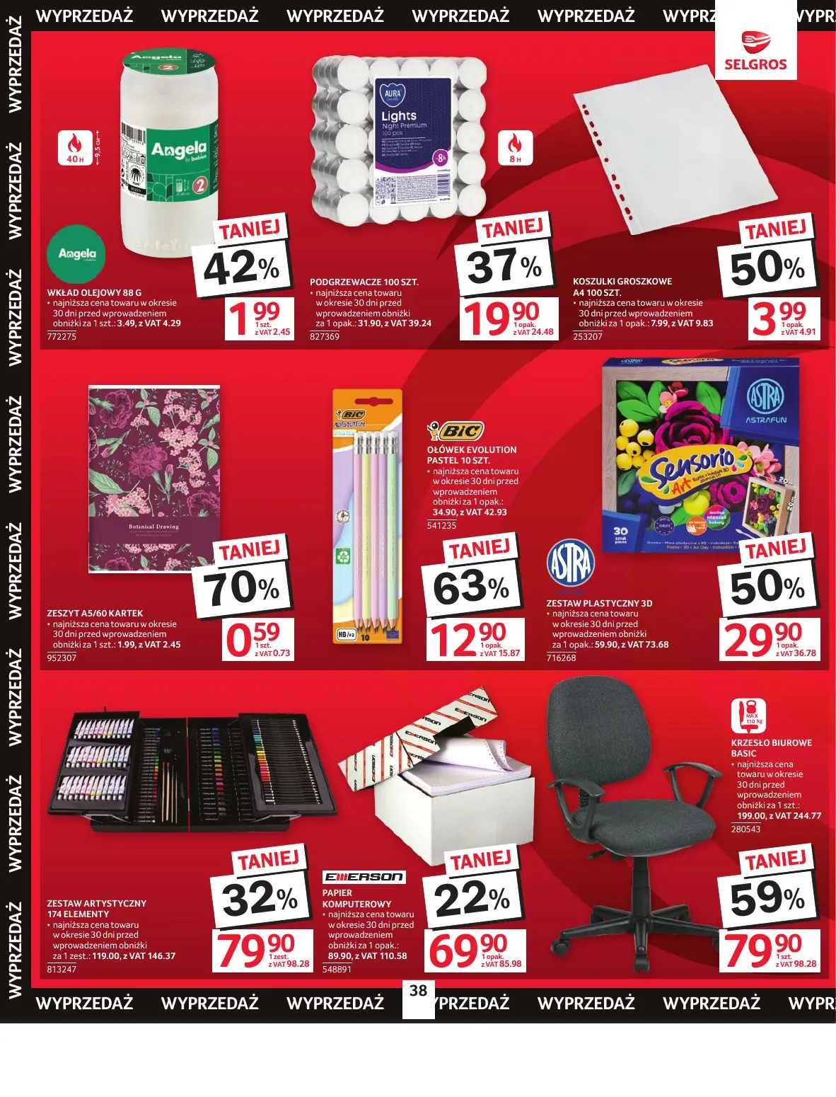 gazetka promocyjna SELGROS Oferta przemysłowa - Strona 40