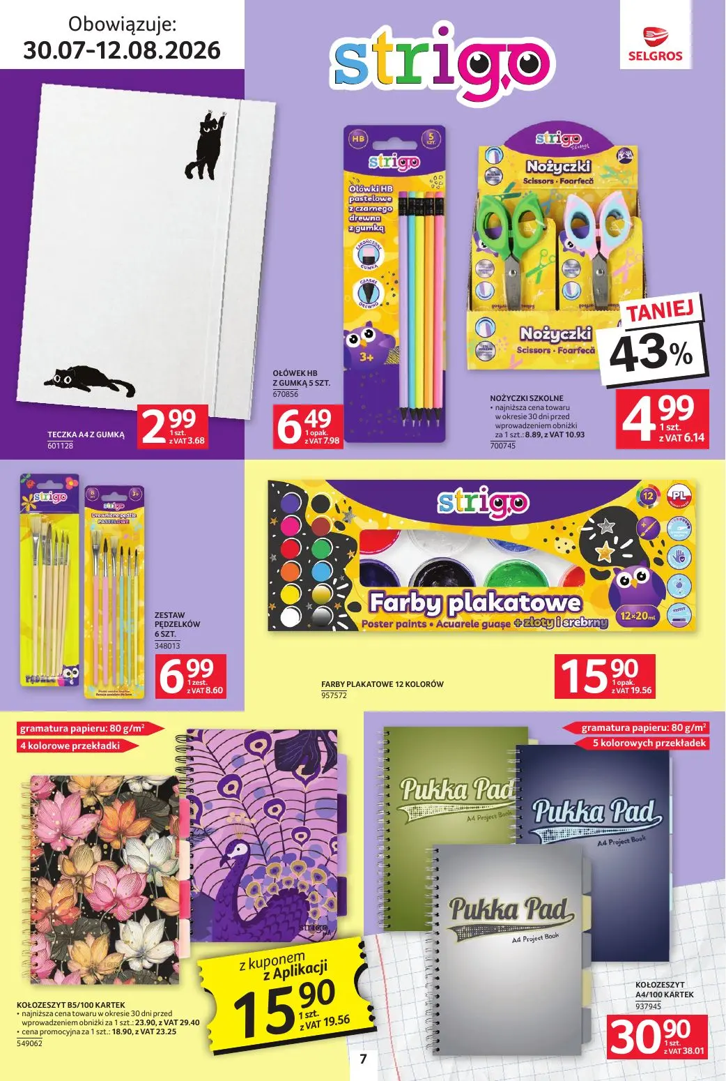 gazetka promocyjna SELGROS Katalog Szkola - Strona 7