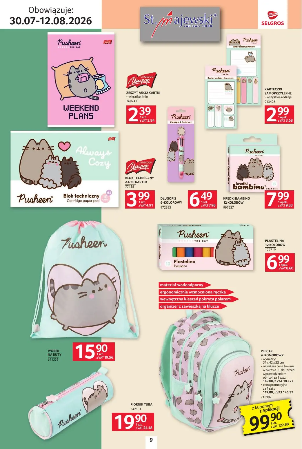gazetka promocyjna SELGROS Katalog Szkola - Strona 9