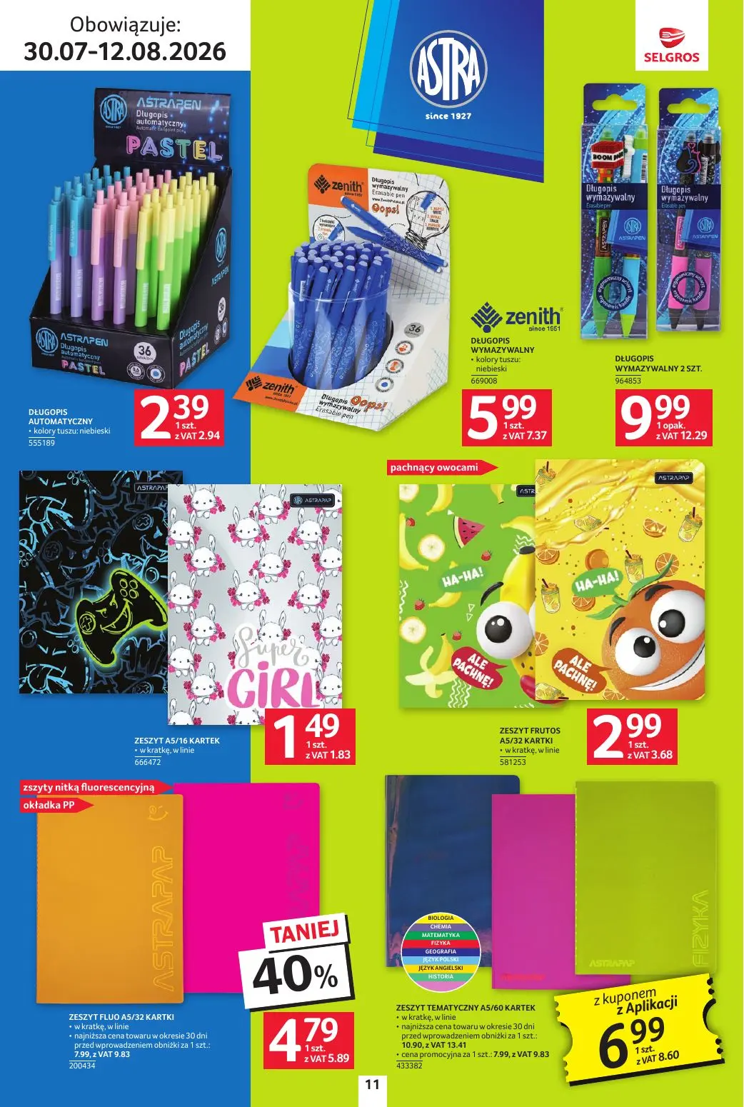 gazetka promocyjna SELGROS Katalog Szkola - Strona 11