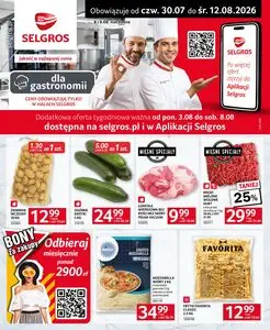 Gazetka promocyjna SELGROS, ważna od 2026-07-30 do 2026-08-12.