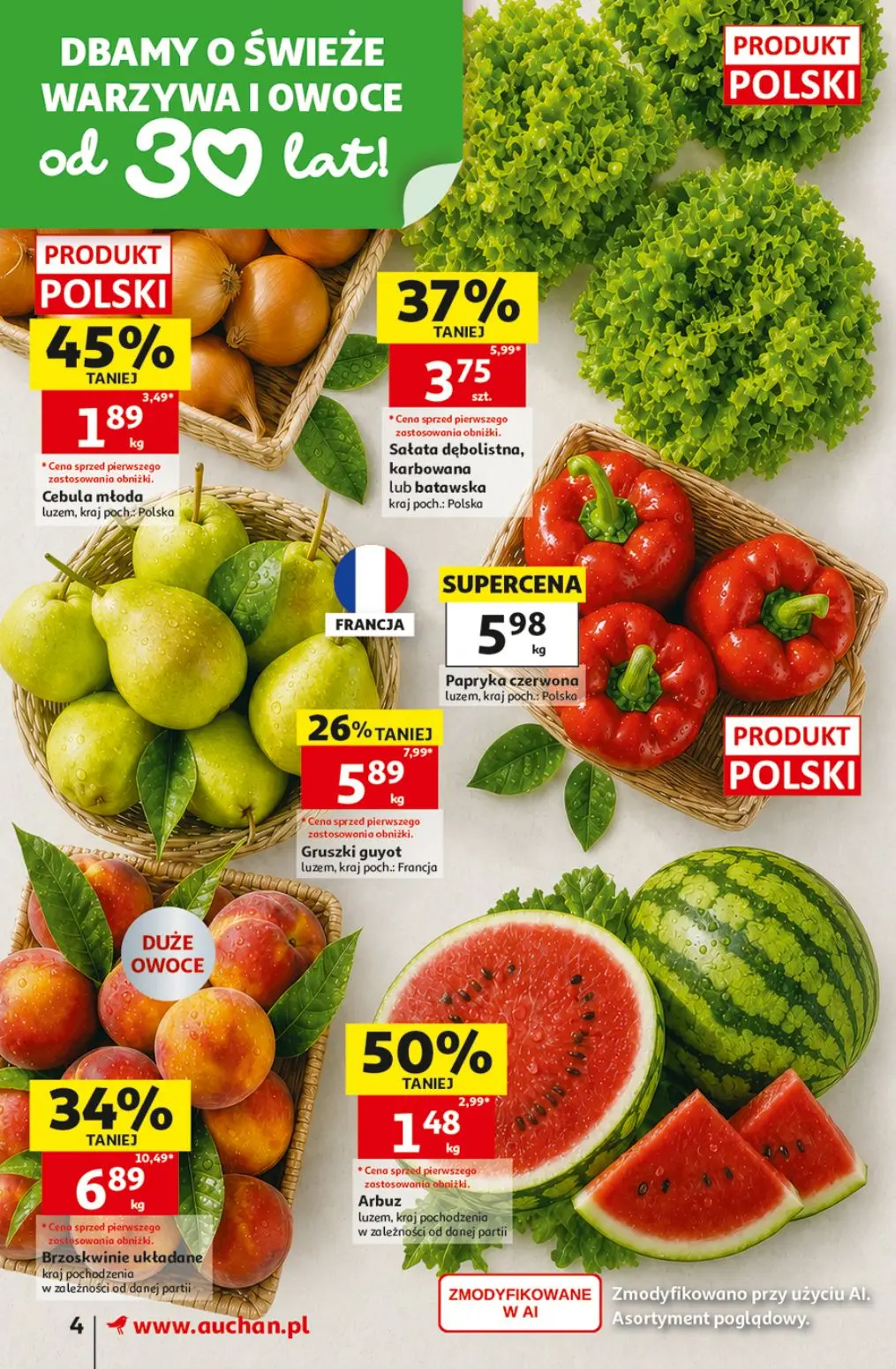 gazetka promocyjna Auchan Supermarket Strefa szkoła - Strona 4