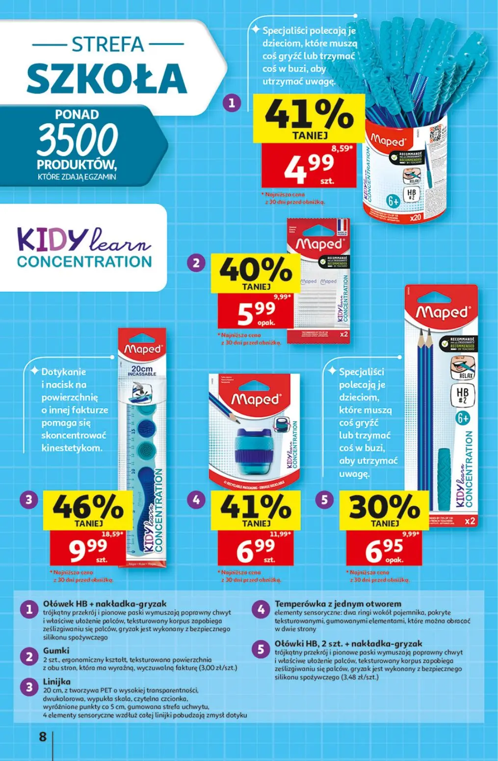 gazetka promocyjna Auchan Strefa szkoła - Strona 8