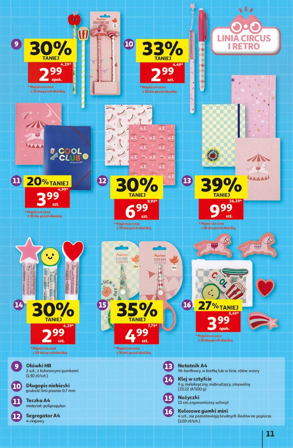 gazetka promocyjna Auchan Strefa szkoła - Strona 11