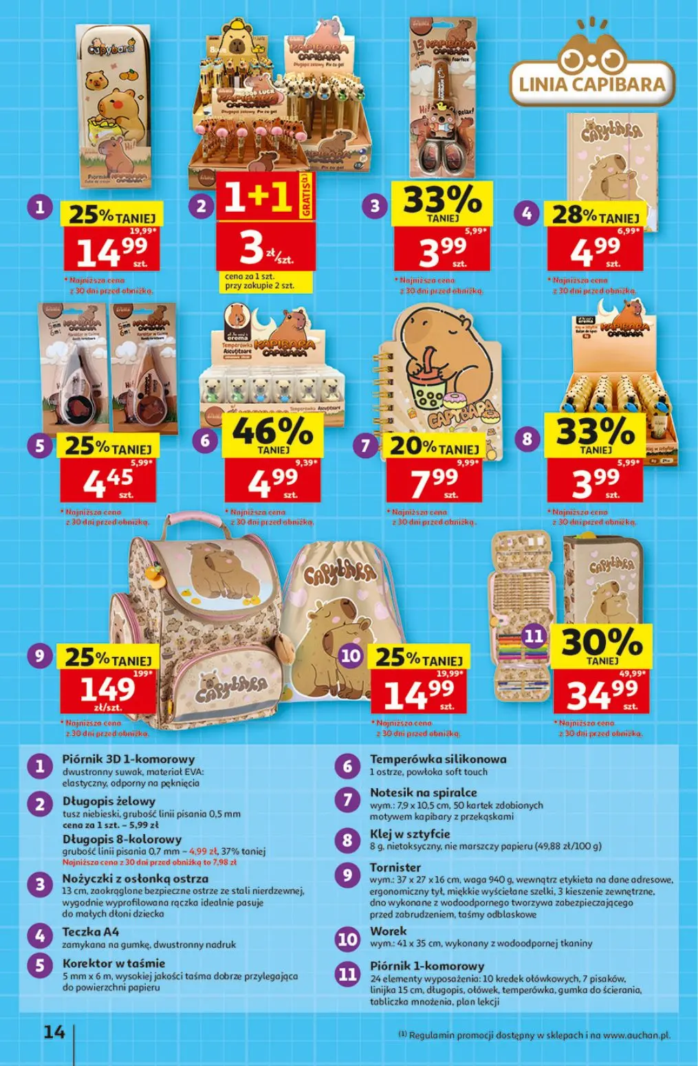 gazetka promocyjna Auchan Strefa szkoła - Strona 14