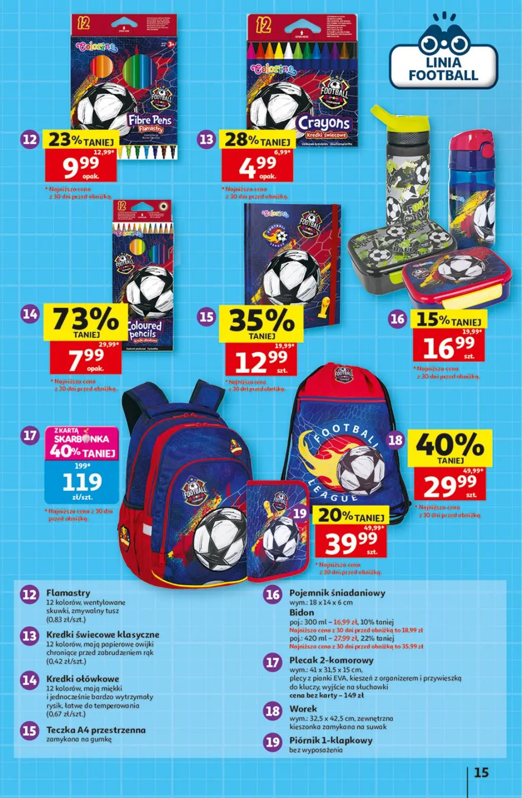 gazetka promocyjna Auchan Strefa szkoła - Strona 15
