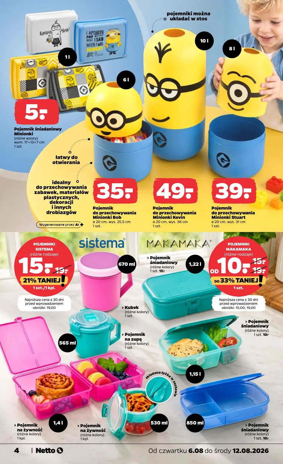 gazetka promocyjna NETTO Tekstylia dziecięce i nie tylko! - Strona 4